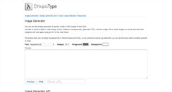Desktop Screenshot of ethiopictype.com